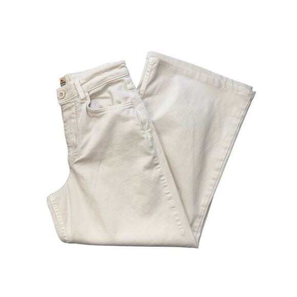 Marine layer 2025 Charlie Wide Leg Pant ecru size 4 - Picture 1 of 13